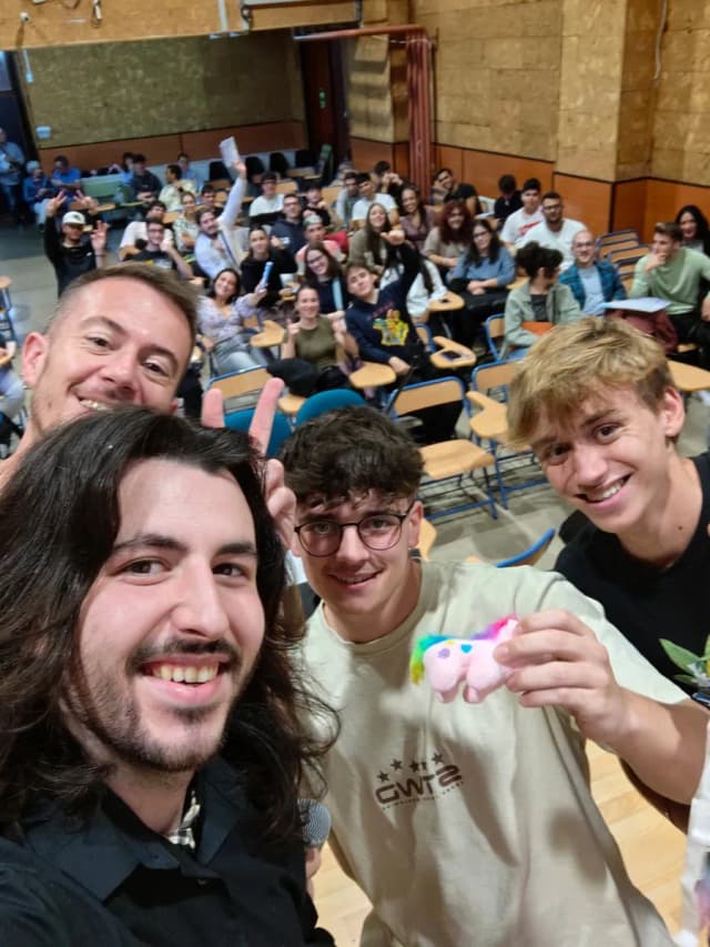 En una charla con estudiantes